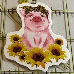 •Brand New• Sunflower Aesthetic Waterproof Sticker